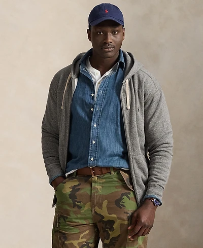 Polo Ralph Lauren Men's Big & Tall Full-Zip Signature Fleece Hoodie