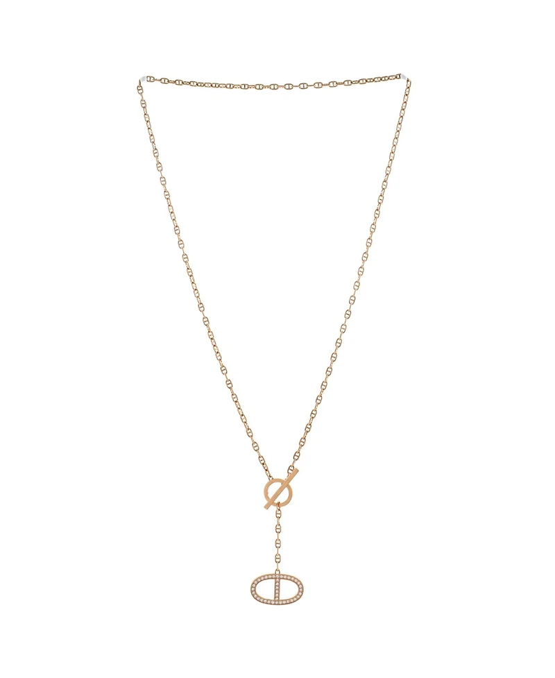Pre-Owned Hermes Chaine d'Ancre Contour Pendant Necklace