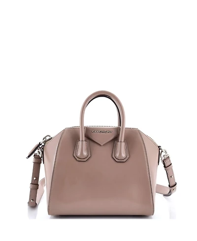 Pre-Owned Givenchy Mini Antigona Bag Glazed Leather