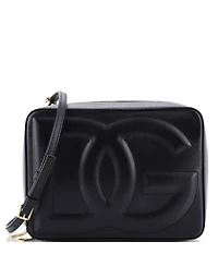 Pre-Owned Dolce & Gabbana Medium Dg Logo Camera Bag Leather