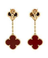 Pre-Owned Van Cleef & Arpels Magic Alhambra 2 Motifs Drop Earrings