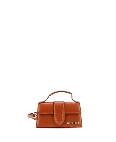 Pre-Owned Jacquemus Le Bambino Top Handle Flap Bag Leather