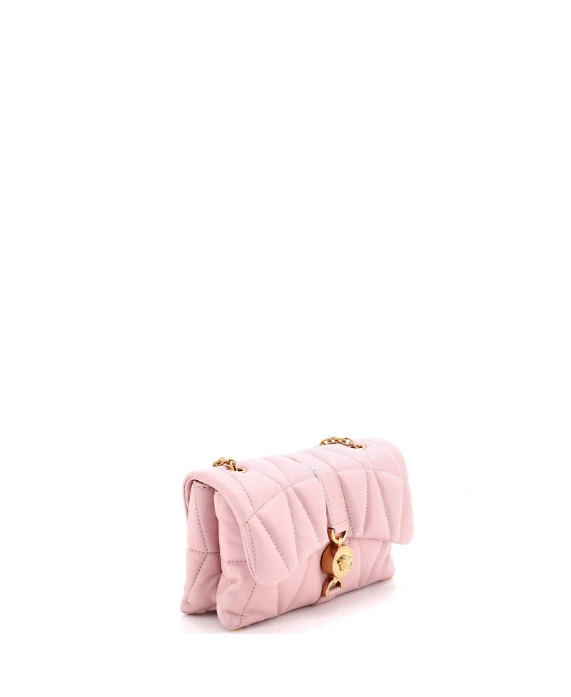 Pre-Owned Versace Mini Kleio Shoulder Bag Quilted Leather