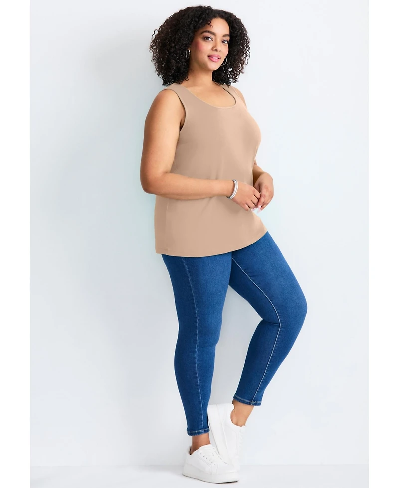 Avenue Women's Plus Basic Layering Tank