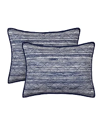 Royal Court Dalton Sleek Stripe 3-Pc. Quilt Set, Full/Queen