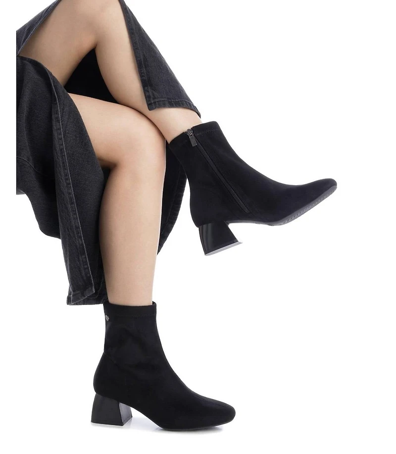 Xti Women's Suede Heeled Ankle Booties