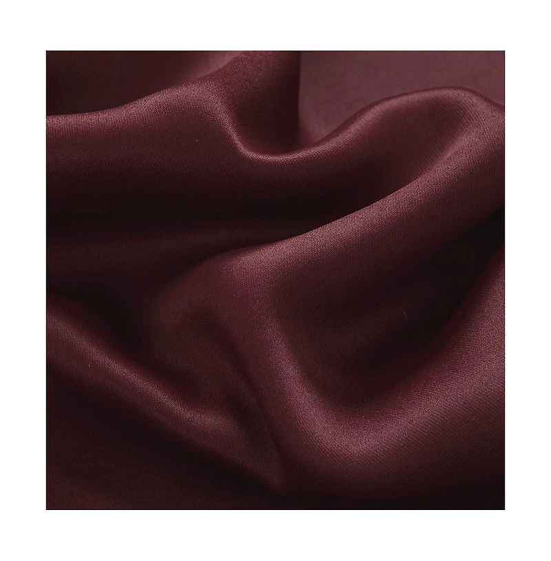 Olivia Gray Anchorage Blackout Grommet Single Curtan Panel - 54x90", Cabernet