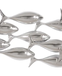Phillips Collection School of Fish Resin Leaf Wall Art