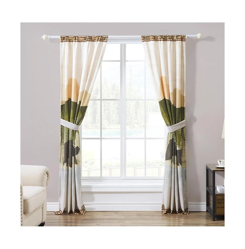 Greenland Home Fashions by The Lake Curtain Panel Pair