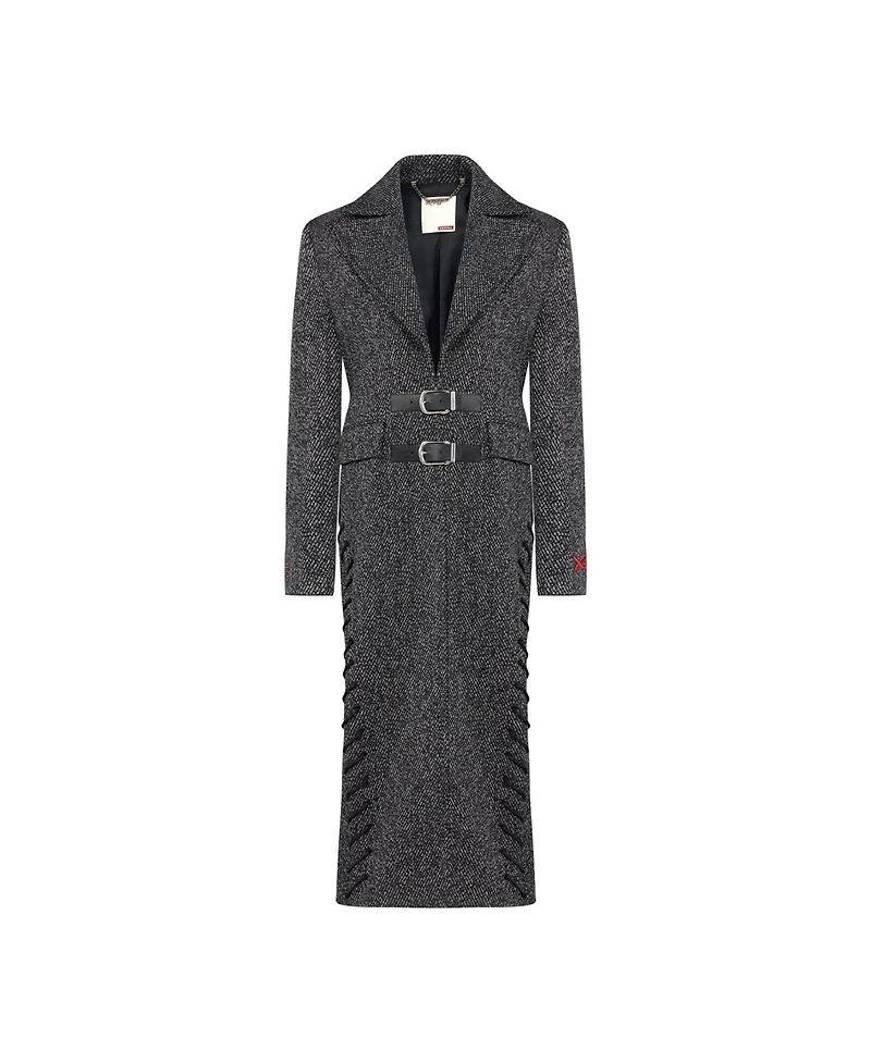 Pcfg Women's Wool-Cashmere Blend Long Overcoat