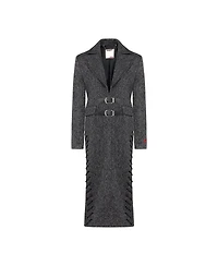Pcfg Women's Wool-Cashmere Blend Long Overcoat