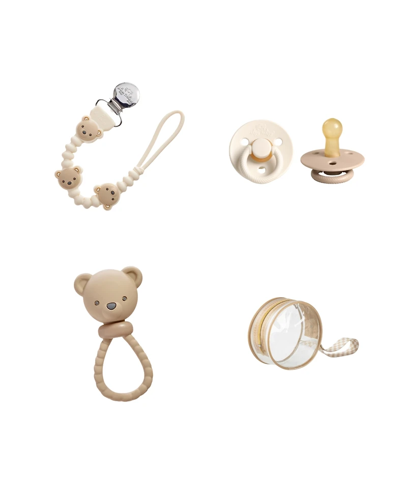 Itzy Ritzy Baby Beary Sweet Starter Set Teething & Feeding