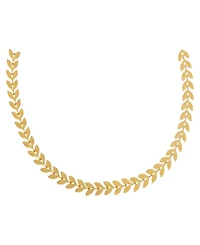 by Adina Eden Solid Chevron Link Chain Choker