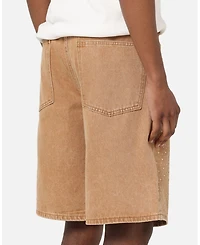 Xxiii Men's Diamond Buckle Back Jorts Shorts