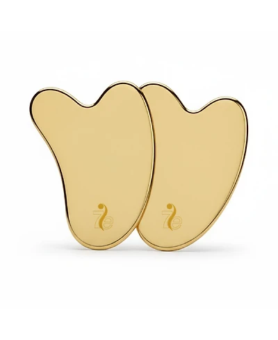 7E Wellness MyoLift Kansa Facial Gua Sha Tools, 2-Pc. Set
