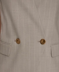 Donna Karan New York Women's Pinstripe Sleeveless Vest