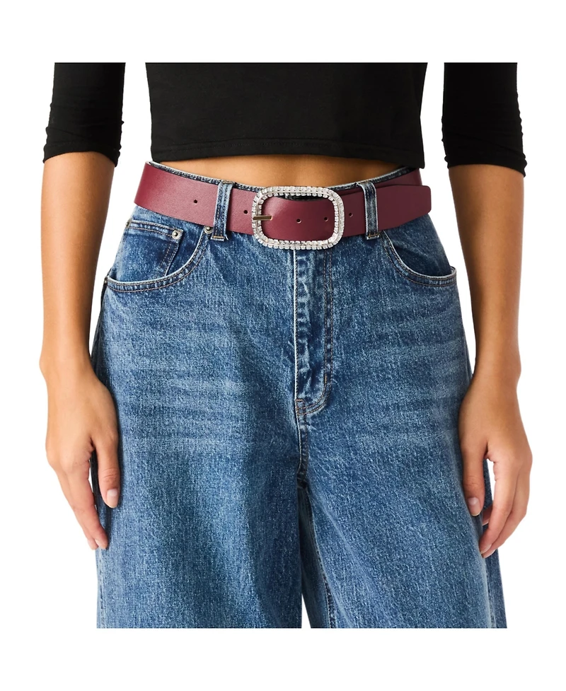 Steve Madden Reversible Embellished Belt