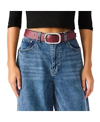 Steve Madden Reversible Embellished Belt