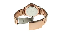 Peugeot Women 36mm Sport Bezel Rose Gold Bracelet Watch
