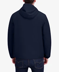 Nautica Men's Hooded Transitional Zip Front Jacket