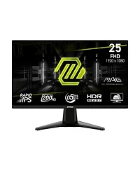 Msi Mag 255F E20 24.5" 16:9 Full Hd 200Hz Lcd Hdr Gaming Monitor, Metallic Black