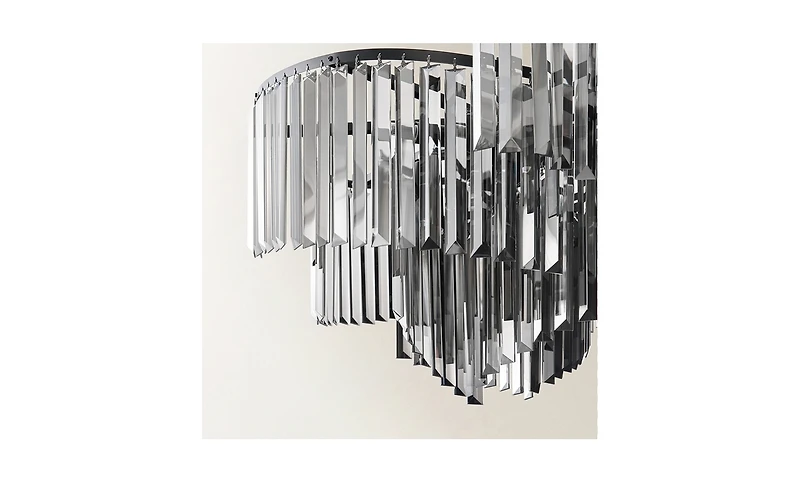 Z Gallerie Luxe Spiral Chandelier - Graphite