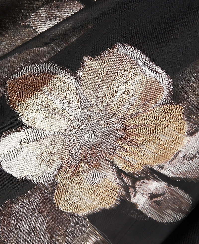 White Tie by Shani Women's V-Neck Organza Midi Dress