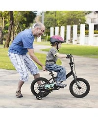 Sugift 16 Inch Kids Bike Adjustable for 3-8 Years Old with Low-Step Frame