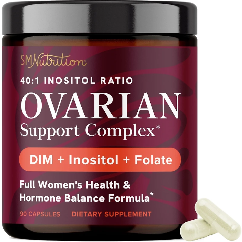 SMNutrition Inositol+Dim+Folate Capsules, 90ct