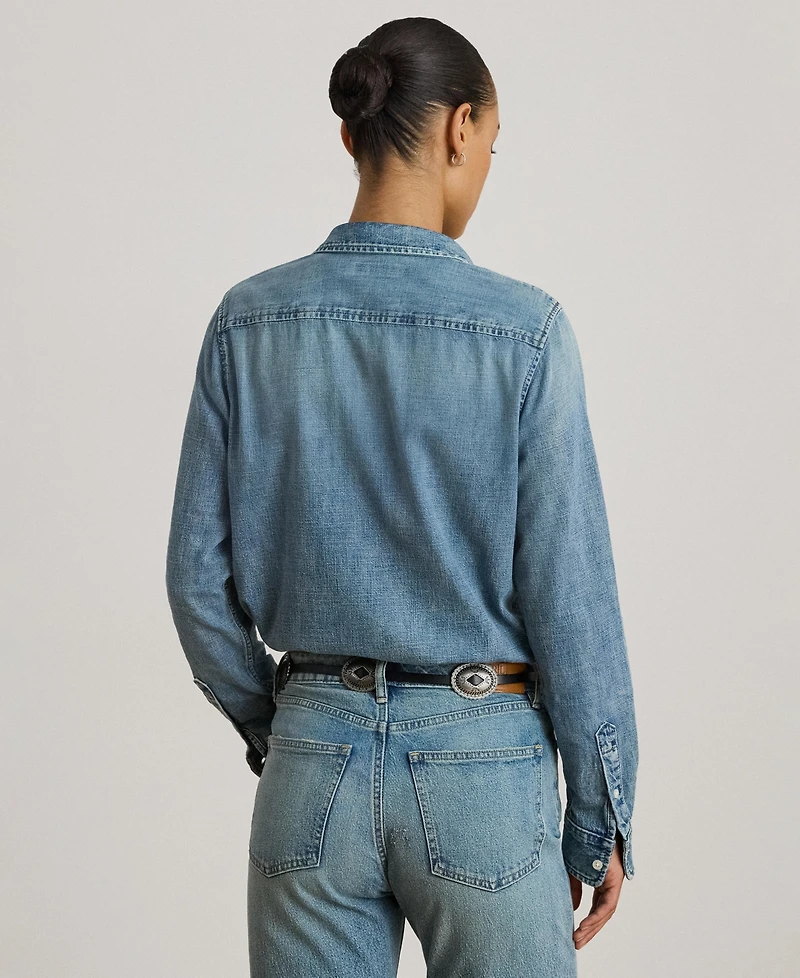 Lauren Ralph Women's Embroidered Shirt