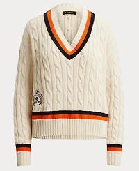 Lauren Ralph Women's Cable-Knit Cricket Sweater