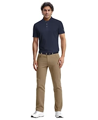 Pga Tour Men's Solid Cooling Texture Polo Shirt