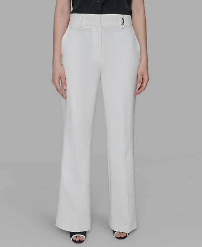 Karl Lagerfeld Paris Women's Flare Leg Pants