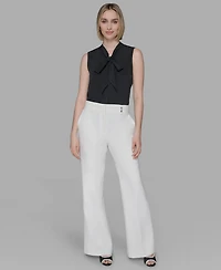 Karl Lagerfeld Paris Women's Flare Leg Pants