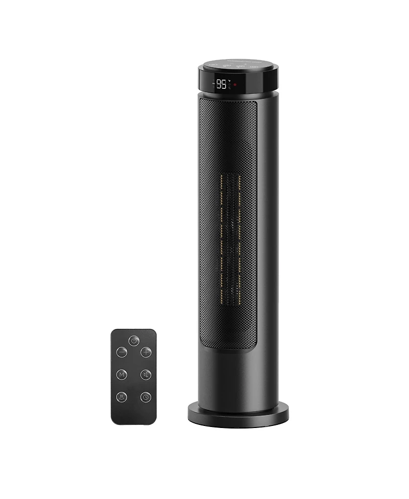 Morento Tower Space Heaters for Indoor, 1500W Heaters with Remote, Ptc Ceramic Electirc Heater for Bedroom, Overheat Protection for Office Home