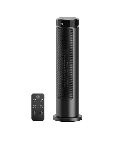 Morento Tower Space Heaters for Indoor, 1500W Heaters with Remote, Ptc Ceramic Electirc Heater for Bedroom, Overheat Protection for Office Home