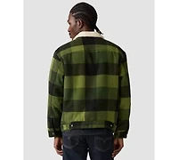 Levi's Men's Relaxed Fit Plaid Trucker Jacket