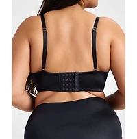 Siella Women's Support Smooth Satin Multiway Straps Foam Bustier