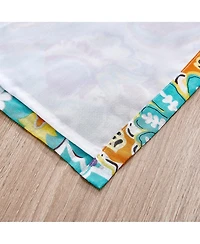 Greenland Home Fashions Barefoot Bungalow Nirvana Window Panel Pair - 42x84", Teal