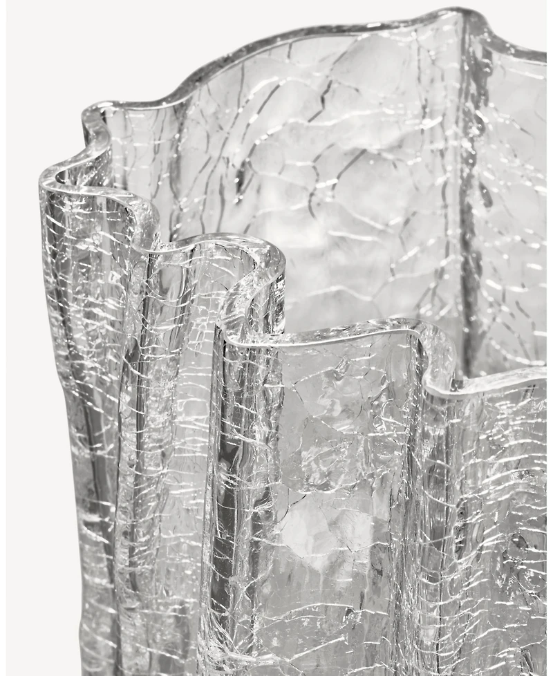 Kosta Boda Crackle Tall Vase