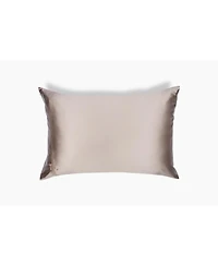 Mismatch 4-Pc. California King Sheet & Silk Pillowcase Set