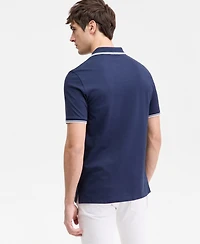 Karl Lagerfeld Paris Men's Johnny Collar Logo Polo Shirt