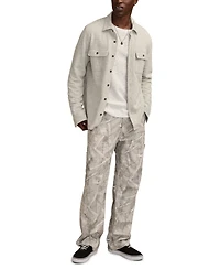 Lucky Brand Men's Herringbone Long-Sleeve Knit Shirt