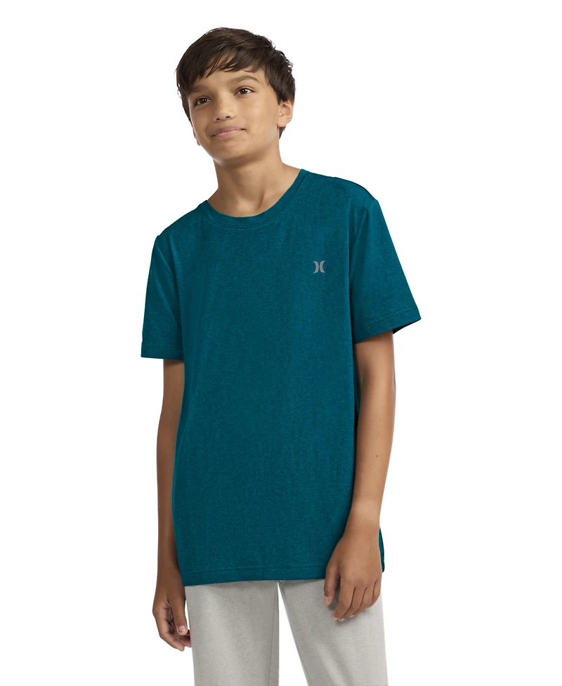 Hurley Big Boys H2O-dri Sunset Knit Short-Sleeve T-Shirt