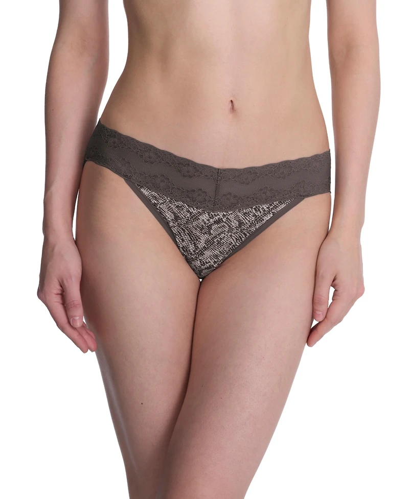 Natori Women's Bliss Perfection Lace Trim One Bikini Brief 2-Pack