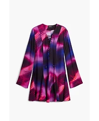 Desigual Women's Dress with ribbon neckline