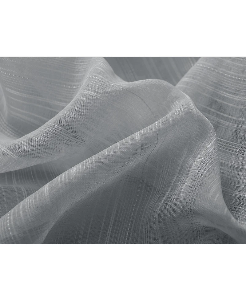 Olivia Gray Erica Doily Stripe Grommet Panel Pair