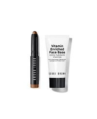 Free deluxe samples of Bobbi Brown's bestselling Vitamin Enriched Face Base and Long Wear Cream Shadow Stick in Golden Bronze with any Bobbi Brown pur