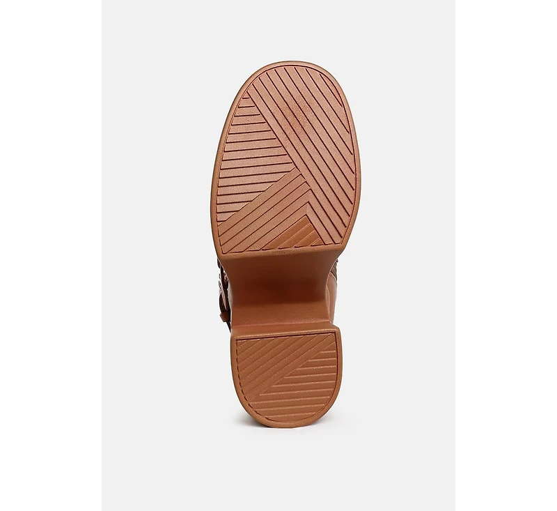 Syrah Chunky Biker Boots