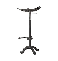 Bar Stool Black Cast Iron